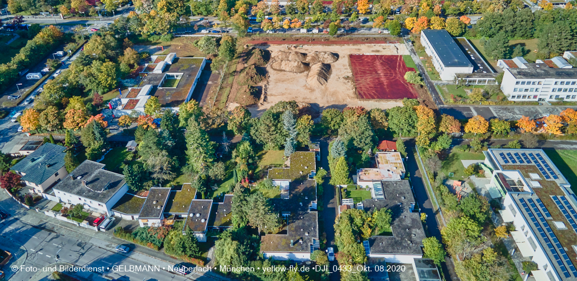 08.10.2020 - Baustelle zur Grundschule am Karl-Marx-Ring in Neuperlach